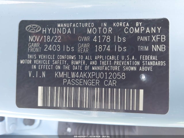 2023 HYUNDAI ELANTRA N KMHLW4AKXPU012058 Photo 8
