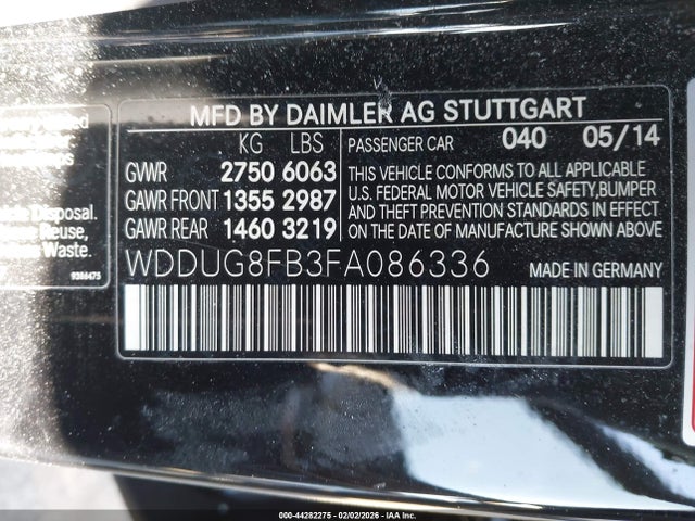 2015 MERCEDES-BENZ S 550 WDDUG8FB3FA086336 Photo 8