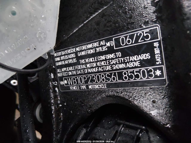 WB10P2308S6L85503 BMW S 1000 Rr