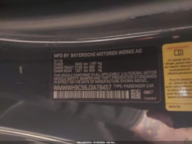 2018 MINI CONVERTIBLE WMWWH9C56J3A78457 Photo 8