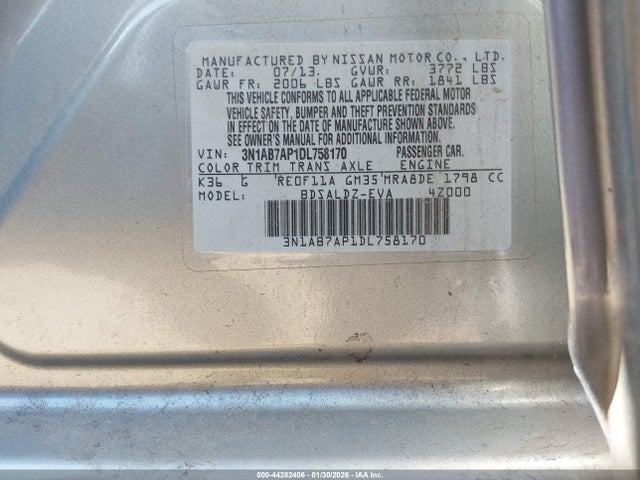 2013 NISSAN SENTRA 3N1AB7AP1DL758170 Photo 8