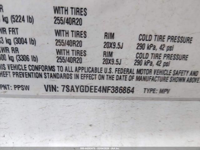 2022 TESLA MODEL Y 7SAYGDEE4NF386864 Photo 8