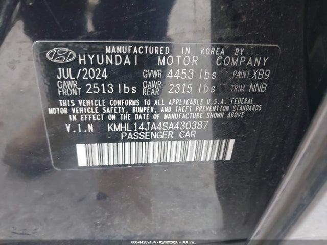 2025 HYUNDAI SONATA KMHL14JA4SA430387 Photo 8