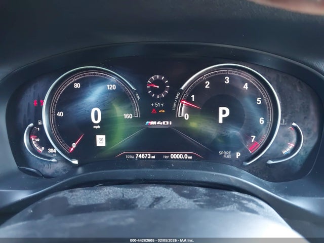 44282605 :رقم المزاد ، 5UXTS3C59K0Z02874 vin ، 2019 Bmw X3 M40i مزاد بيع