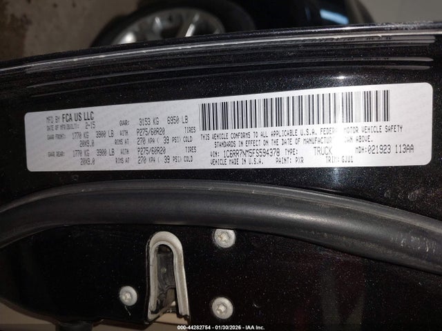 1C6RR7NM5FS594378 RAM 1500 Laramie