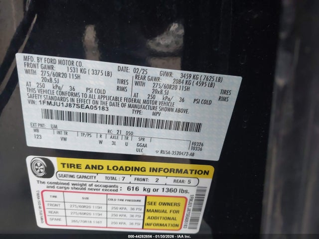 1FMJU1J87SEA05183 Ford Expedition Active