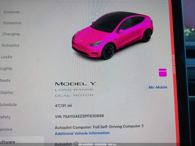 2023 TESLA MODEL Y 7SAYGAEE5PF630698 Photo 6