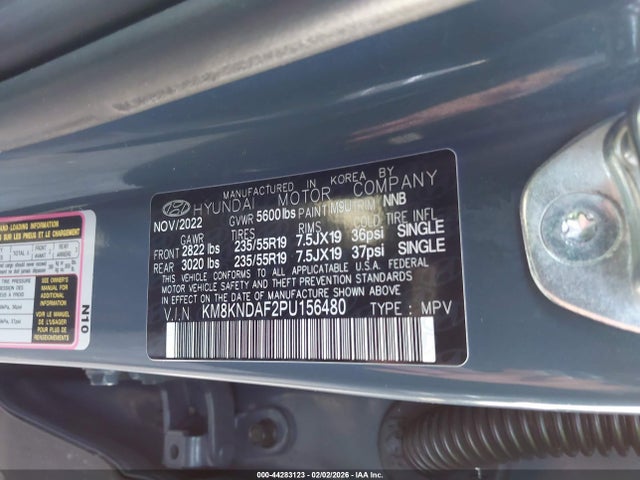 KM8KNDAF2PU156480 Hyundai Ioniq 5 Sel