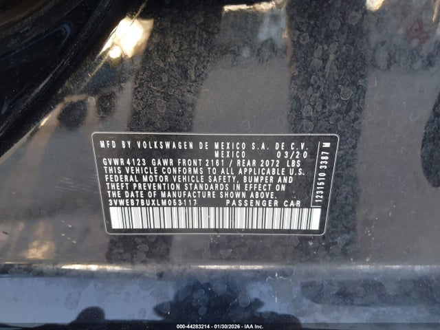3VWEB7BUXLM053117 Volkswagen Jetta 1.4t Sel