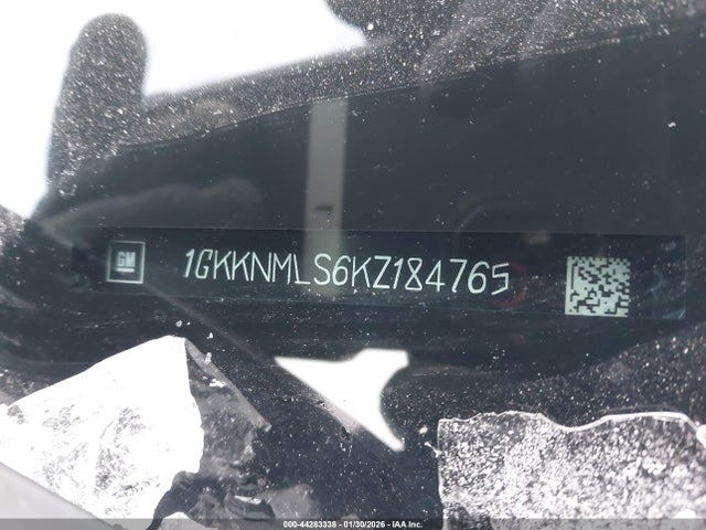 2019 Gmc Acadia Slt-1 მანქანა იყიდება აუქციონზე, vin: 1GKKNMLS6KZ184765, აუქციონის ნომერი: 44283338