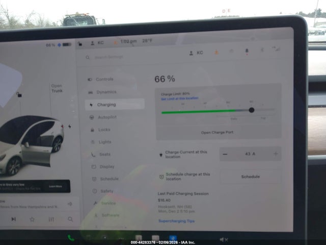 Продаж на аукціоні авто 2020 Tesla Model Y Long Range Dual Motor All-wheel Drive, vin: 5YJYGDEE7LF026353, номер лоту: 44283376