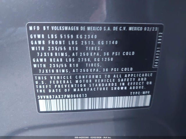 Volkswagen Tiguan 2.0t Se 2023 3VVNB7AX2PM066613 Image 9