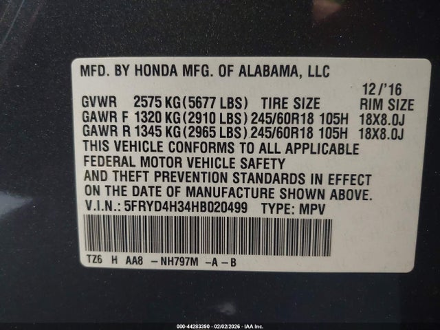 2017 ACURA MDX 5FRYD4H34HB020499 Photo 8