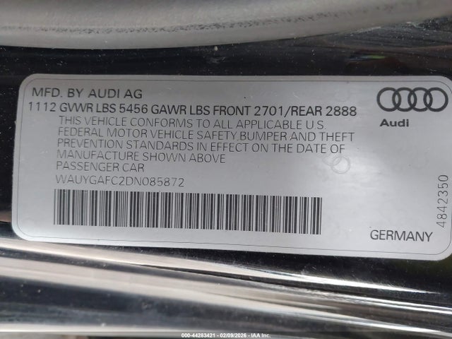 2013 AUDI A7 WAUYGAFC2DN085872 Photo 8