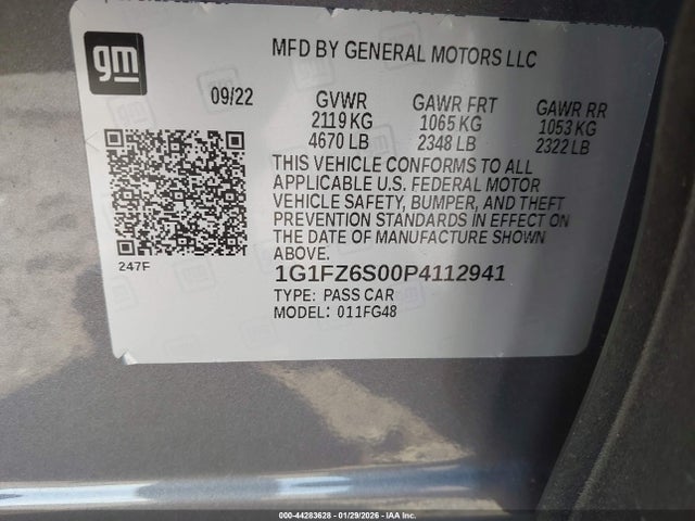 2023 CHEVROLET BOLT EUV 1G1FZ6S00P4112941 Photo 8