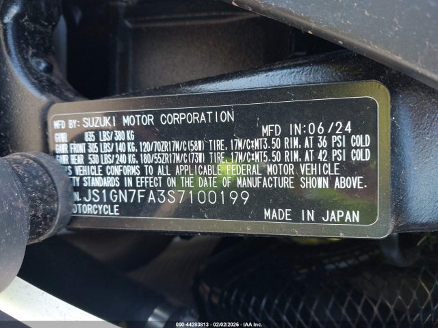 Suzuki GSX-R600 2025 JS1GN7FA3S7100199 Image 10