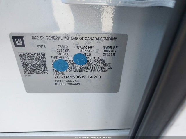 2018 CADILLAC XTS 2G61M5S36J9160200 Photo 8