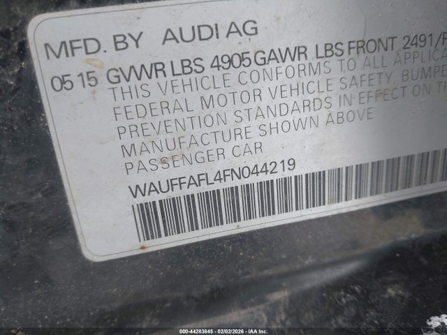 2015 AUDI A4 WAUFFAFL4FN044219 Photo 8