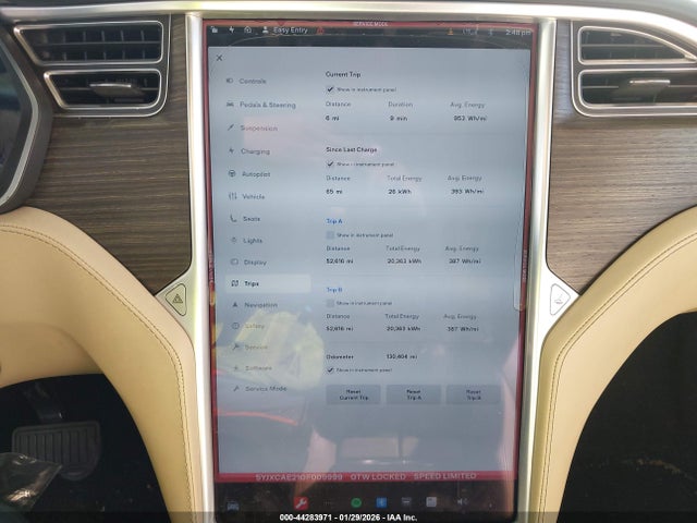 Продажа на аукционе авто 2016 Tesla Model X 60d/70d/75d/90d, vin: 5YJXCAE21GF009999, номер лота: 44283971