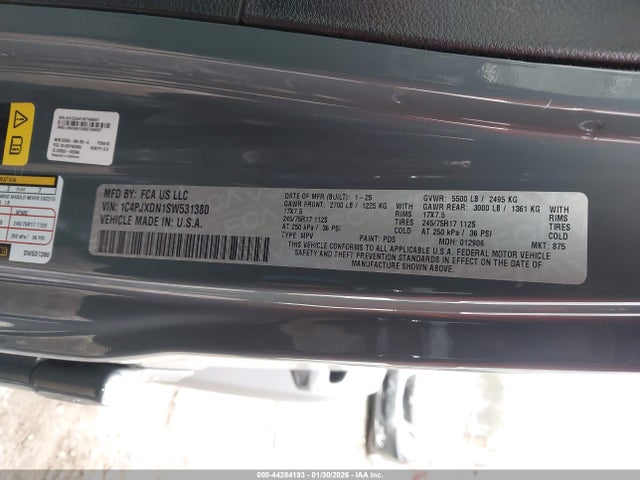 2025 JEEP WRANGLER 1C4PJXDN1SW531380 Photo 8