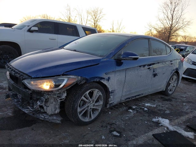 2017 Hyundai Elantra Limited მანქანა იყიდება აუქციონზე, vin: 5NPD84LF8HH023106, აუქციონის ნომერი: 44284268