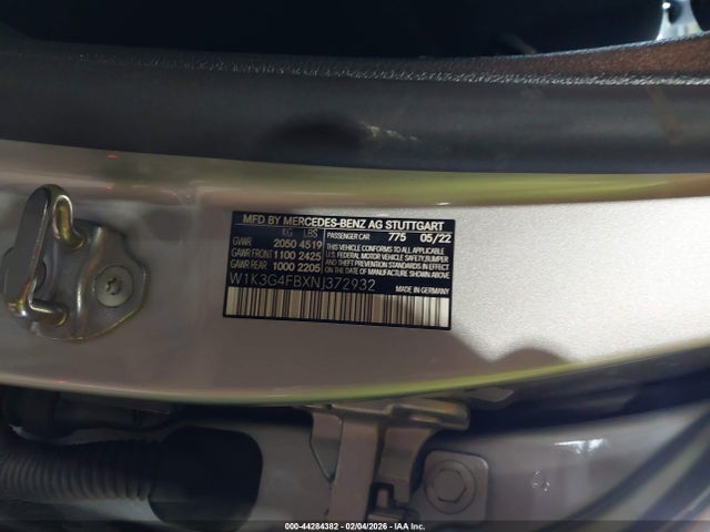 W1K3G4FBXNJ372932 Mercedes-Benz A 220 4matic