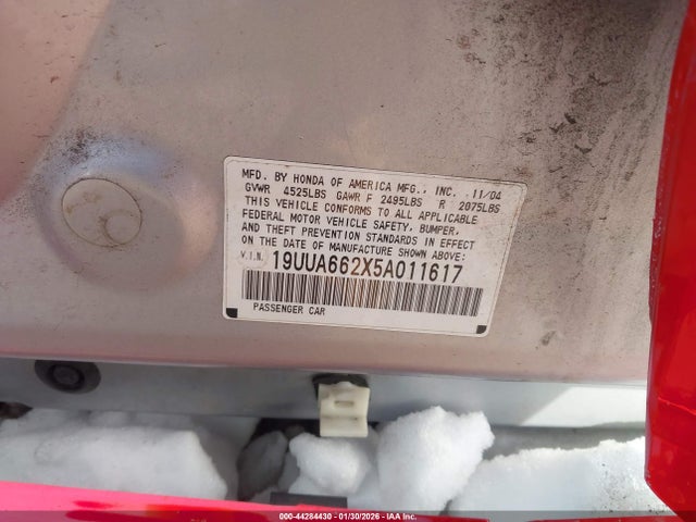 2005 ACURA TL 19UUA662X5A011617 Photo 8