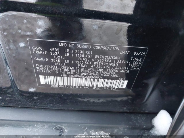 4S4BSANC3J3340024 Subaru Outback 2.5i Limited
