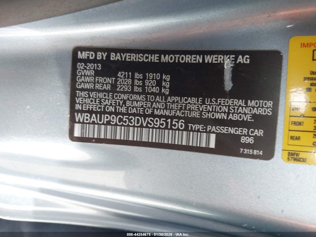 2013 BMW 128I WBAUP9C53DVS95156 Photo 8