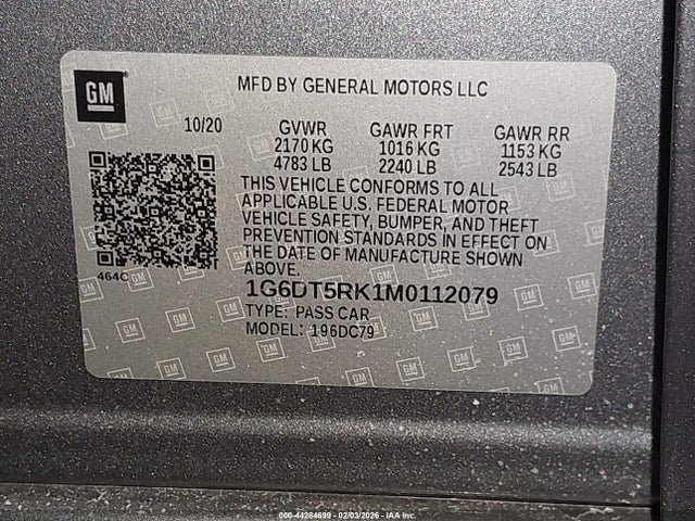 2021 CADILLAC CT5 1G6DT5RK1M0112079 Photo 8