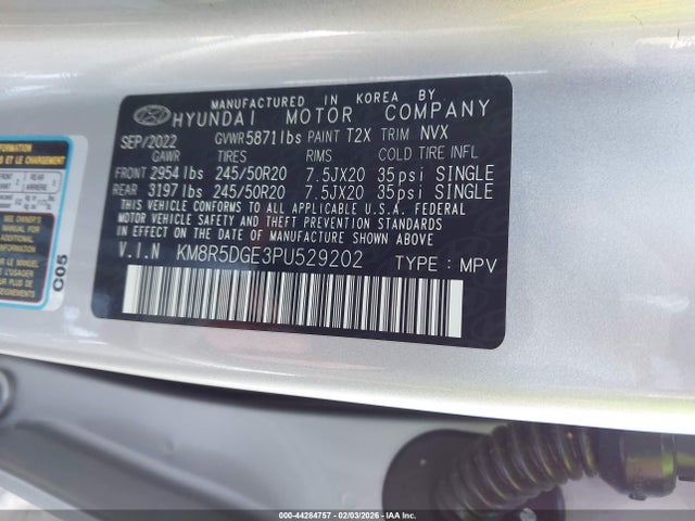 Hyundai Palisade Limited 2023 KM8R5DGE3PU529202 Image 9