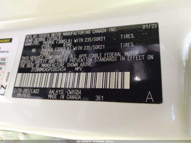 2023 LEXUS RX 350H 2T2BBMCA5PC003454 Photo 8