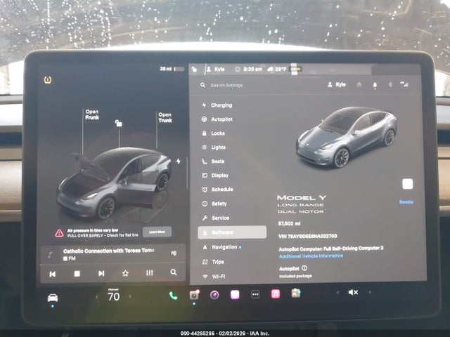 2022 TESLA MODEL Y 7SAYGDEE6NA022703 Photo 6