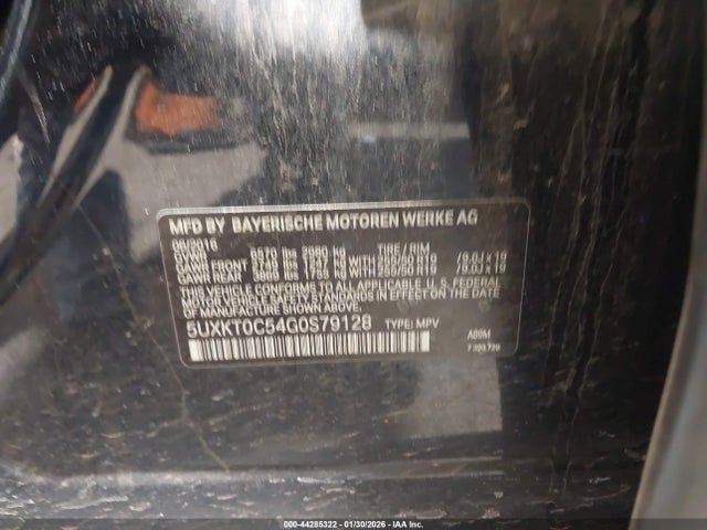 Aukcja sprzedaży 2016 Bmw X5 Edrive Xdrive40e, vin: 5UXKT0C54G0S79128, numer aukcji: 44285322