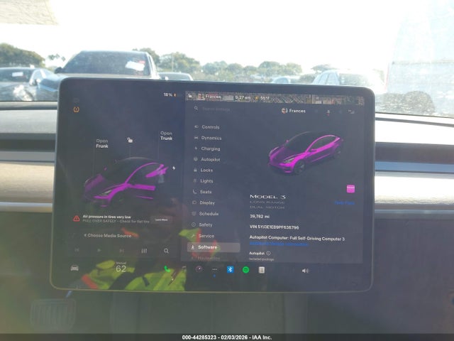 2023 TESLA MODEL 3 5YJ3E1EB9PF636796 Photo 6