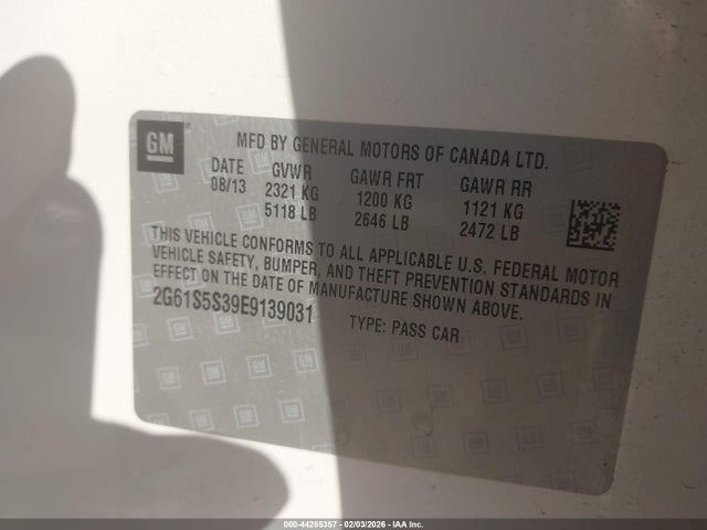 2014 CADILLAC XTS 2G61S5S39E9139031 Photo 8