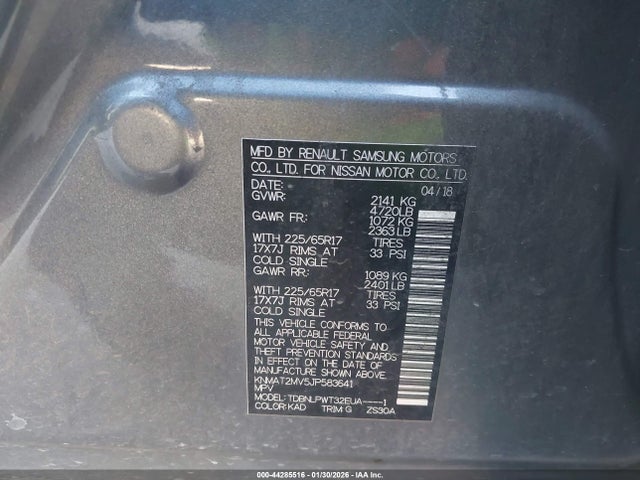 Nissan ROGUE S 2018 KNMAT2MV5JP583641 Image 9