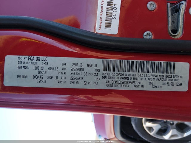 2019 JEEP COMPASS 3C4NJDCB6KT689006 Photo 8