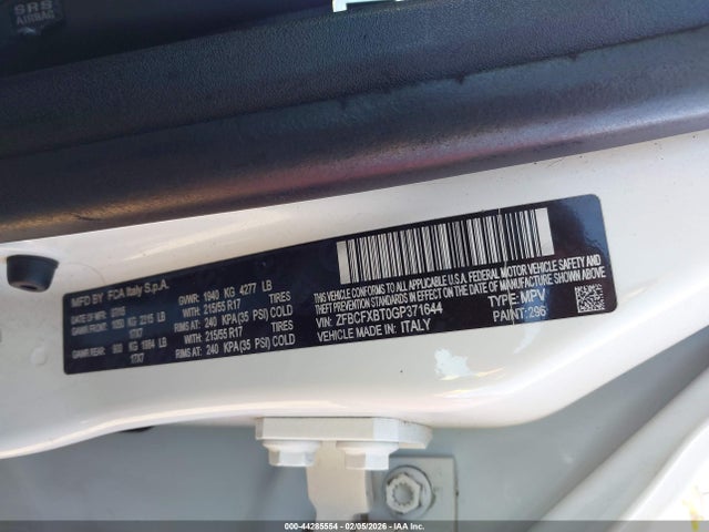 2016 FIAT 500X ZFBCFXBT0GP371644 Photo 8