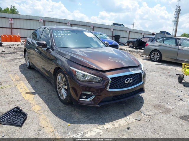 2020 Infiniti Q50 Luxe Awd მანქანა იყიდება აუქციონზე, vin: JN1EV7AR0LM250500, აუქციონის ნომერი: 44285672