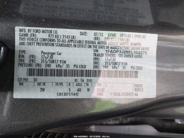 Ford Focus Titanium 2014 1FADP3J28EL102575 Image 9