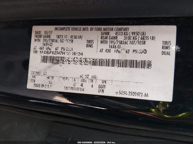 Ford Transit-350 Cab 2017 1FDBF9ZM7HKB16194 Image 4