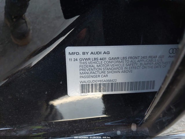 2025 AUDI A3 WAUGUDGY6SA058422 Photo 8