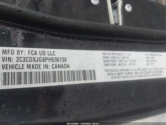 2023 DODGE CHARGER 2C3CDXJG8PH536730 Photo 8