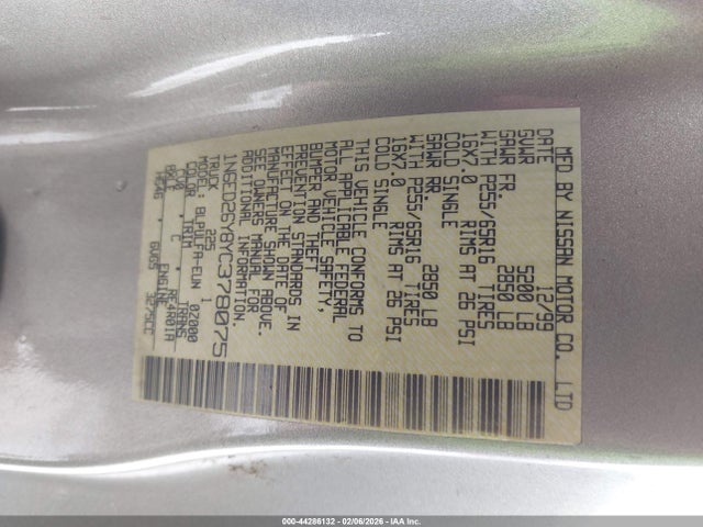 2000 NISSAN FRONTIER 1N6ED26Y8YC378075 Photo 8