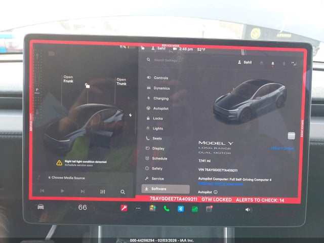 2026 TESLA MODEL Y 7SAYGDEE7TA409211 Photo 6