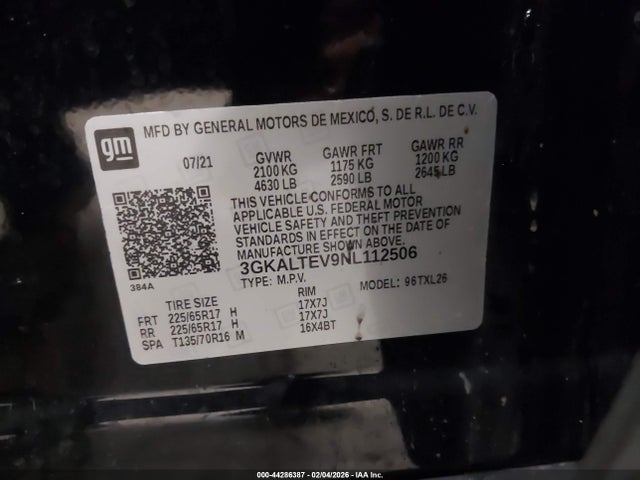 2022 GMC TERRAIN 3GKALTEV9NL112506 Photo 8