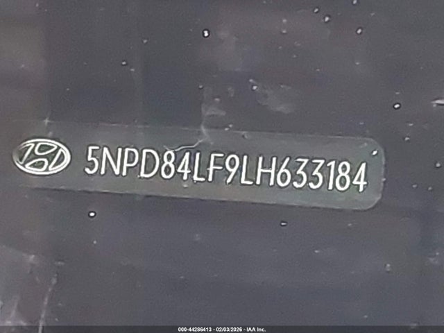 5NPD84LF9LH633184 Hyundai ELANTRA SEL