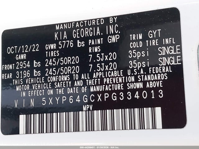 KIA Telluride S 2023 5XYP64GCXPG334013 Image 9