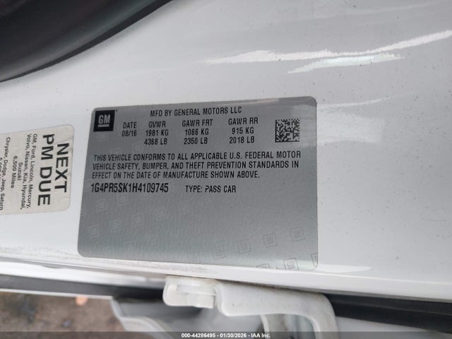 1G4PR5SK1H4109745 Buick Verano Sport Touring
